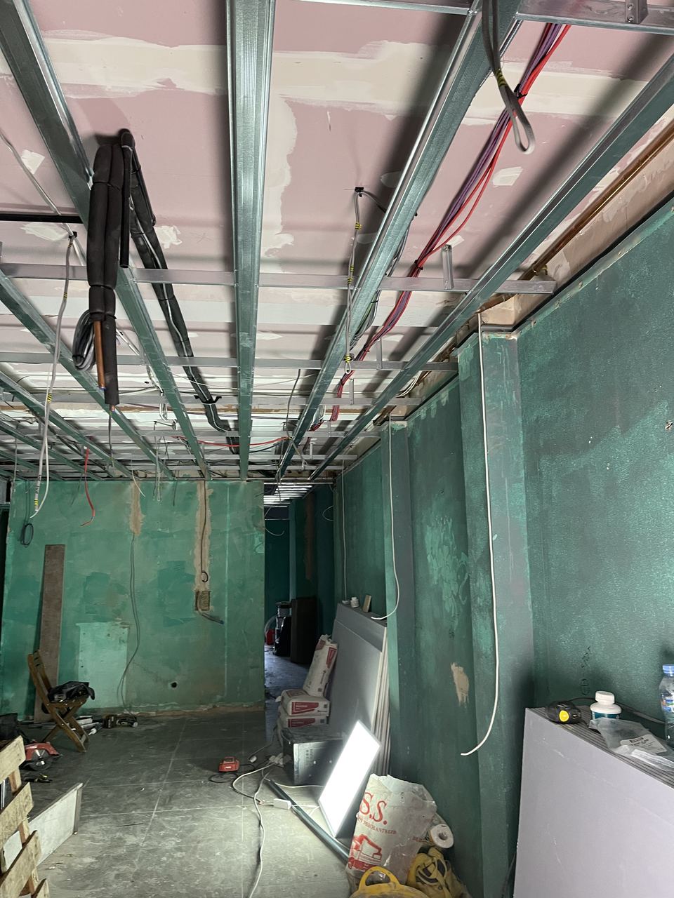 G Lounge before the works, view 1