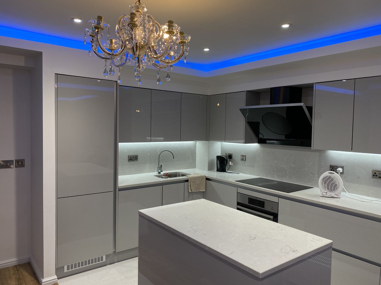The completed kitchen