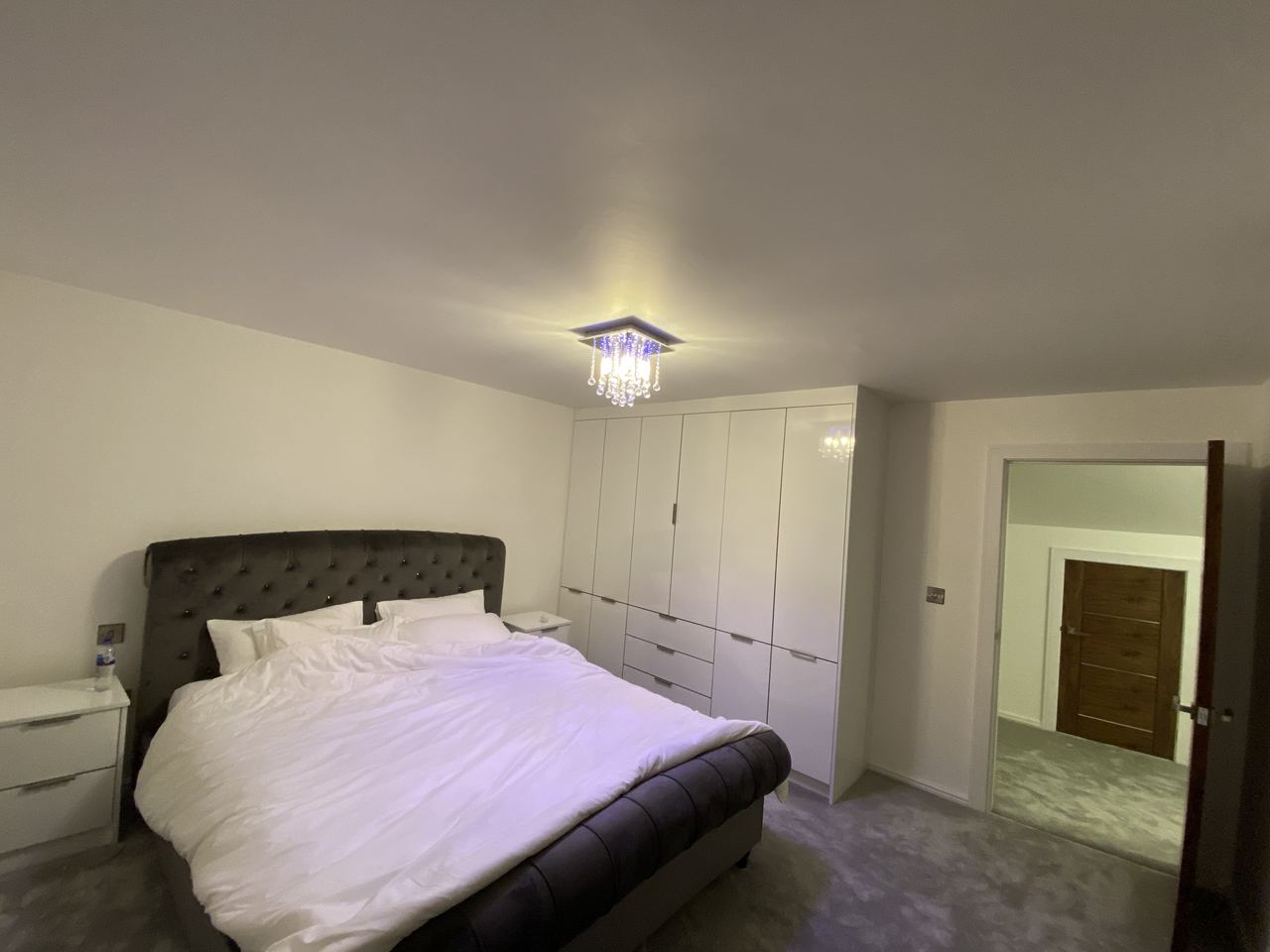 Home Renovation & Loft Conversion, main bedroom with fitted wardrobes